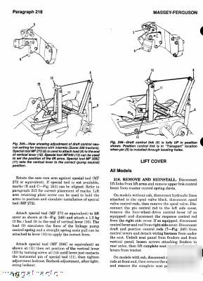 Mf 362 365 375 383 390 390T 398 tractor workshop manual