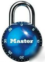 New padlock combination by master lock blue lock brand 