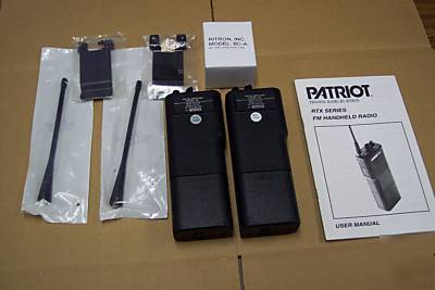 Ritron patriot RTX450 uhf radios lot of 2