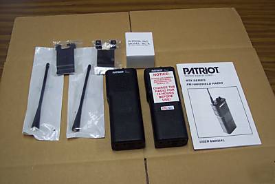 Ritron patriot RTX450 uhf radios lot of 2