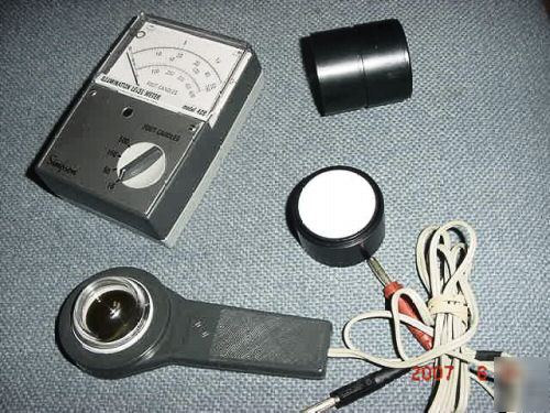 Simpson 408 illumination lever meter + sensor + manuals
