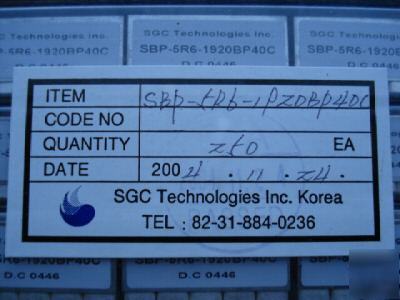 250 pcs sgc technologies sbp-5R6-1920BP40C