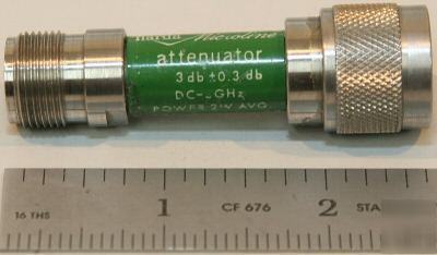 Narda attenuator dc-3 ghz model 771-3