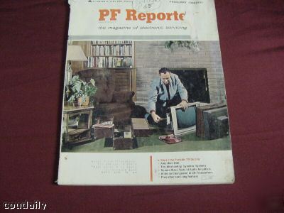 Vintage pf reporter magazine feb 1966 electronic