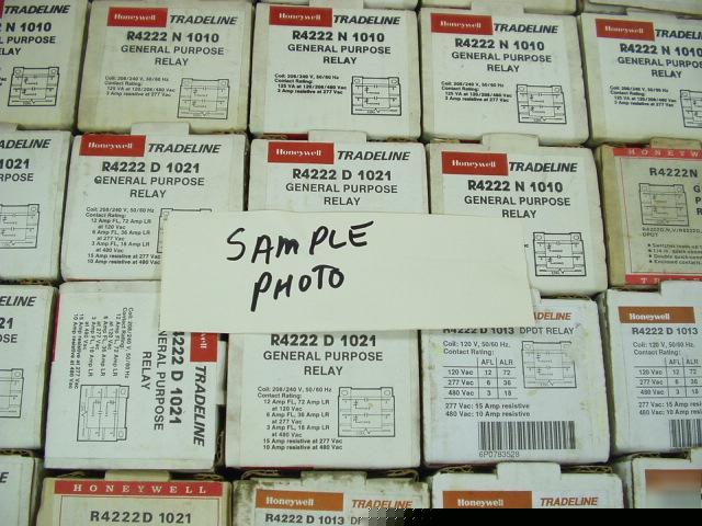 Honeywell tradeline general purpose relay R4222 d 1021