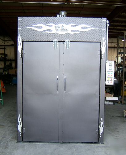 Hot rod chopper powder coating batch oven ovens coat