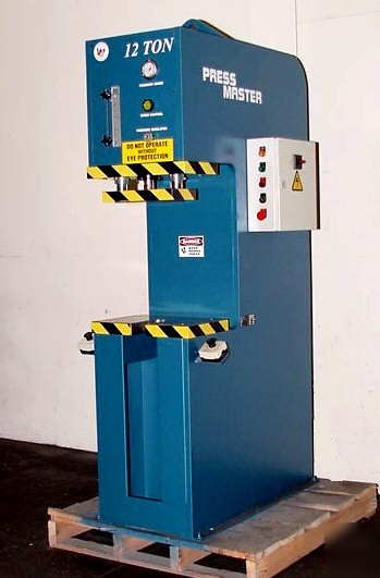 New brand 12 ton pressmaster c-frame hydraulic press