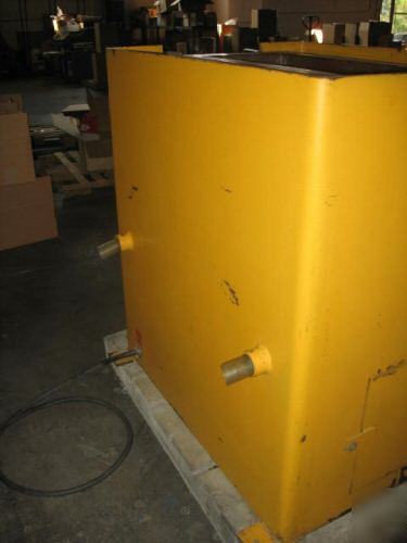 4 cubic foot royson rectangular tub vibratory finishing