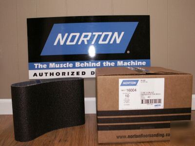 Norton floor sanding belts 80 grit