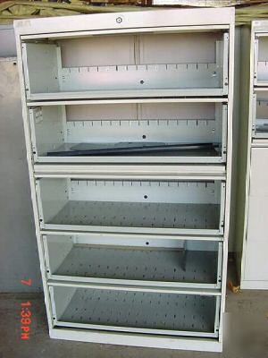 Used heavy duty lat. file/storage cabs w/ some damage