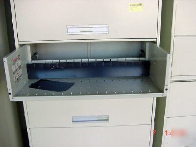 Used heavy duty lat. file/storage cabs w/ some damage