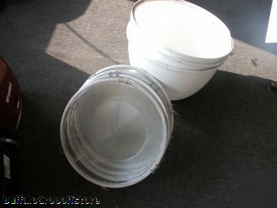 New wholesale lot of industrial light covers w/lids 