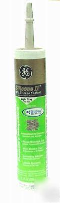 7 tubes of ge concrete & masonry silicone sealant-gray