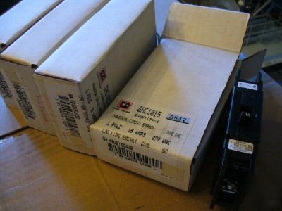 Lot of six-cutler hammer-s/p 15AMP ind. circuit breaker