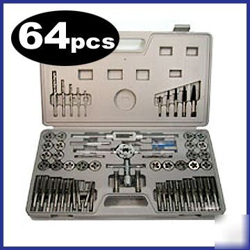 New 61PC tap and die set sae & mm drill screw extractor 