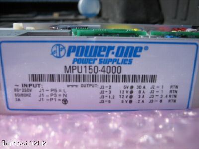 New MPU150-4000_power_supply- _power-one_85-250V_TRIP-out