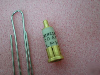 Sylvania 1N21WG silicon point microwave diode mixer