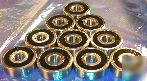 10 bearing 6002-2RS 15MM x 32MM x 9 mm metric bearings