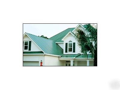Color metal roofing & wall 3'wide panels at wholesale