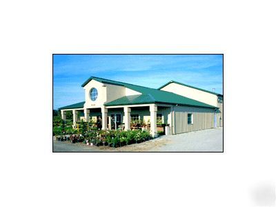 Color metal roofing & wall 3'wide panels at wholesale