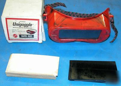 Jackson unigoggle welding goggles wr-60 & extra plates