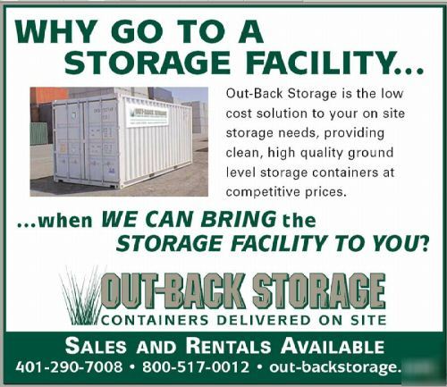 Storage containers: 20' shipping container ri, ct, ma