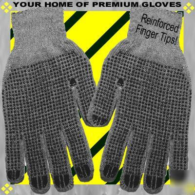 Lg gloves 30 pairs work latex dot grip palm & finger go