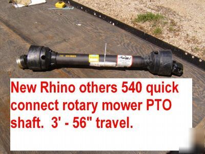 New 540 pto shaft generator rotary mower bush hog