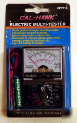 New electrical analogue multi-tester, multimeter, 