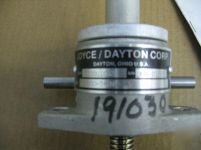 New joyce dayton linear positioning jack 1000 lb. cap. 