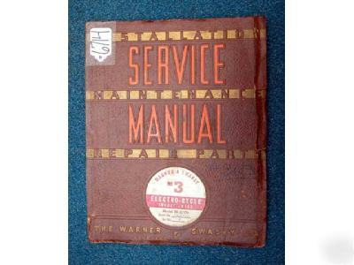 Warner&swasey service manual turret lathe model m-2700