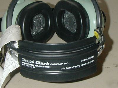 David clark model H5030 headset aircraft/aviation tool