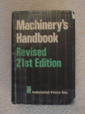 Machinery's handbook revised 21ST edition book