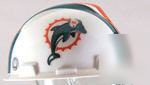 Msa nfl v-gard hard hat, miami dolphins