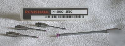 New 4 renishaw M2 thread/ ruby ball cmm styli --1&2MM 