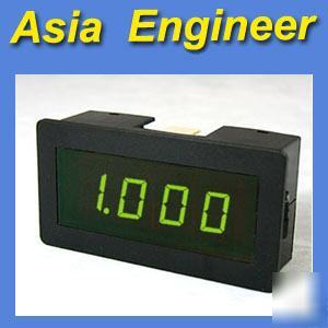 3 1/2 green led digital amp panel meter dc 2A