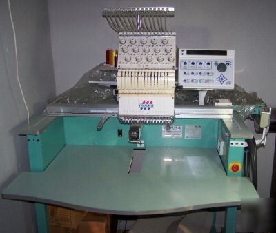 Tajima one-head commercial embroidery machine 