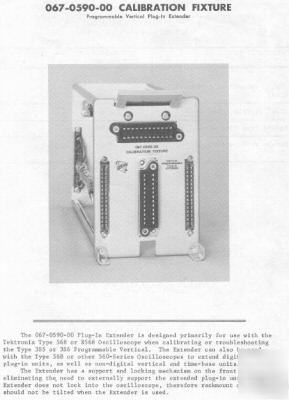 Tek tektronix 067-0590-00 operation & service manual