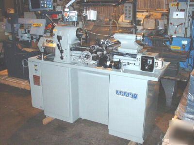 Sharp model 1118H toolroom lathe w/ dig var speed