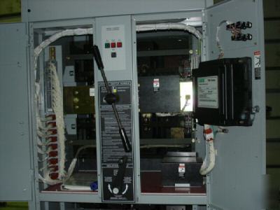 1600 amp asco automatic transfer switch w/ bypass iso.