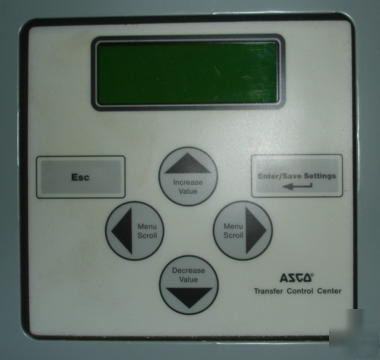 1600 amp asco automatic transfer switch w/ bypass iso.