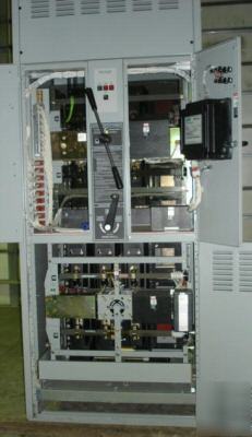 1600 amp asco automatic transfer switch w/ bypass iso.