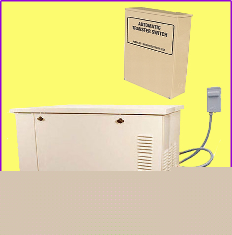 16 kw automatic lp/ng generator generac w/ 200 amp ats