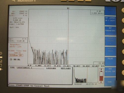 Corning siecor plus multitester ii 340 otdr smmm vfl pm