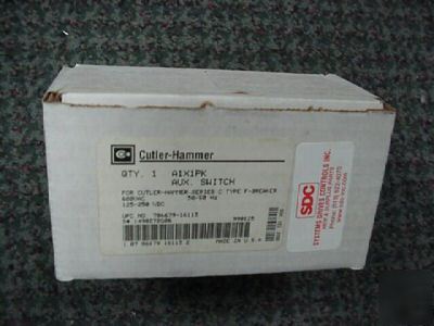 Cutler hammer A1X1PK 600VAC 125-250VDC sealed