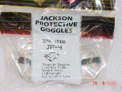 New jackson protective safety goggles, 