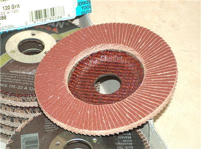 Pferd grinding flap disc polifan wheel 4 1/2 x 7/8 120