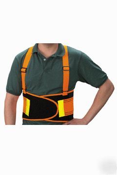 Support belt with reflector, medium-belt size: 32