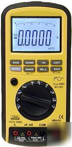 V&a pc usb interface true rms digital multimeter dmm