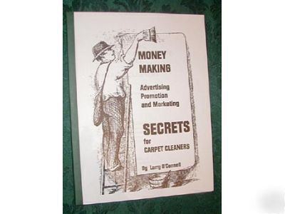 Carpet cleaning marketing secrets book advertising +cd